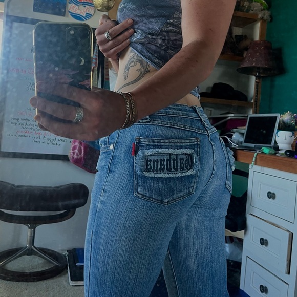 Vintage Women’s Dolce and Gabana Jean capris size 26 - Picture 3 of 8